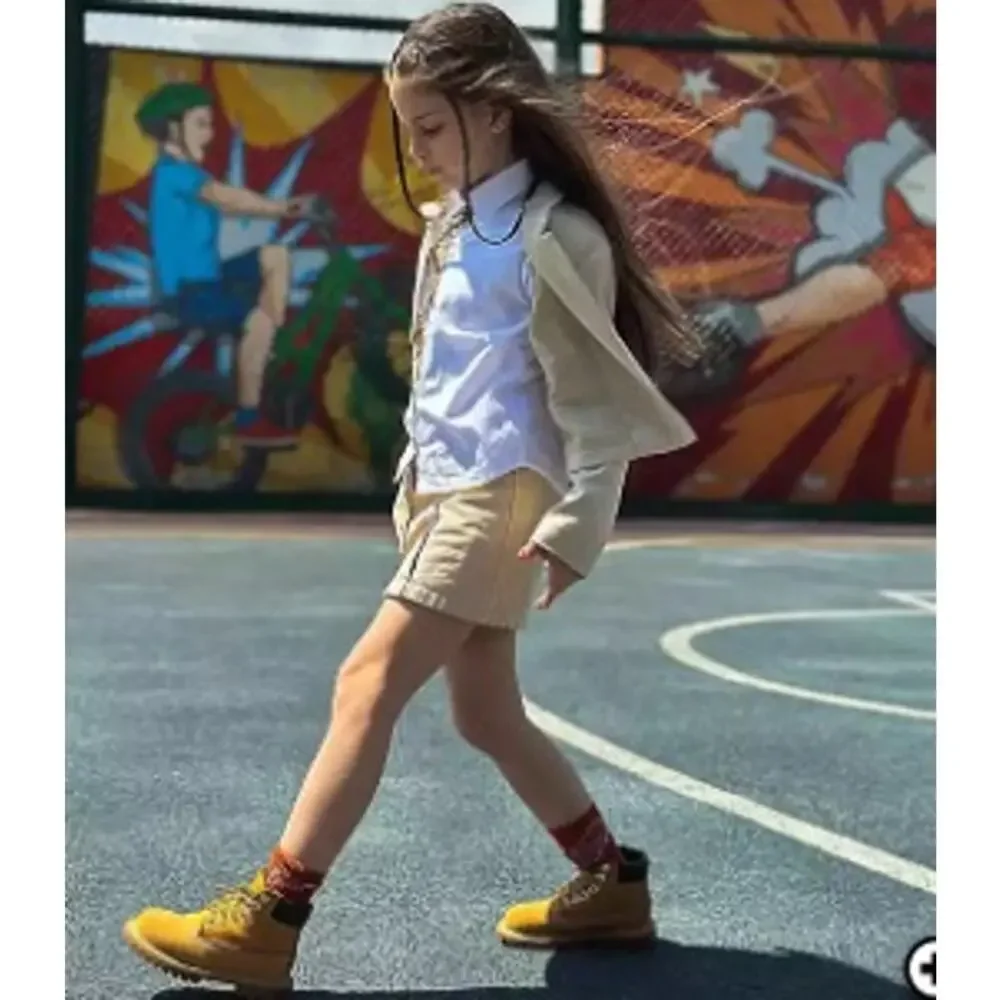 Timberland Junior Premium Waterproof‎ Leather Boots 6